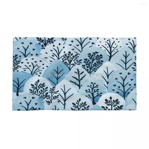 Toalla de cuento de hadas bosque -invierno de 40x70 cm Lavado de la cara ABSORBENT DE AGUA ADECTA