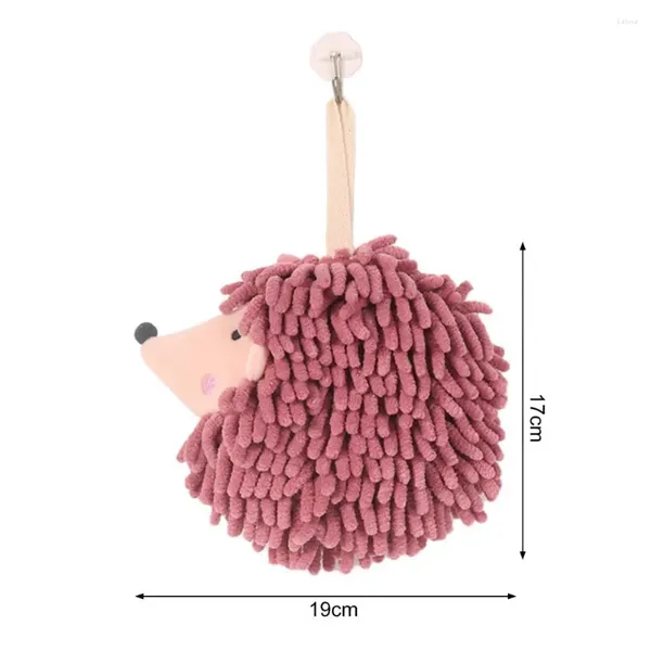 Toalla Bola esponjosa Mano Microfibra Chenille Toallas de erizo Secado rápido Absorbente Baño decorativo para un instante