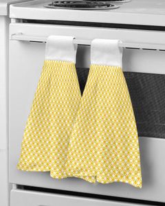 Handdoek geometrische afgeronde vierkante keuken badkamer absorberende zachte kinderhandtafel reinigingsdoek