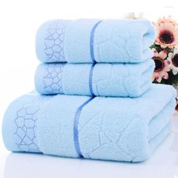 Handdoek geometrische handdoekenset Comfortabel katoenen bad Dikke douche Badkamer Home Spa Gezicht voor volwassenen Handtuch