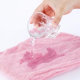 Handdoek haar droogdop veegt toiletartikelen vezel handdoeken bad zacht douche voor vrouw man tulband hoofd wrap badgereedschap