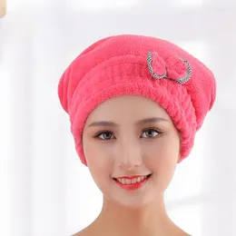 Cheveux serviette princesse sèche CAP SIMPLE CORCE CORME VELVET ABSORPTION DE L'EAU SOIL