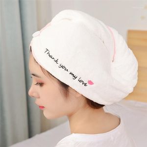 Handdoek Hair Towes Verslapen Droog snel droge hoed gewikkeld badkap badkamer accessoires 3O091