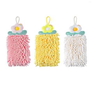 Serviette suspendue serviettes à main en microfibre enfants avec boucles de cuisine extra douce 11.81 '' x6.30 ''