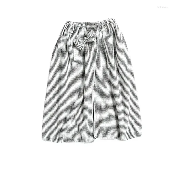 Toalla HF 80x150cm Baño Baño para mujeres para adultos Big Wrap Bamboo Charcoal Fiber Bow Skirt