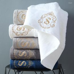 Handdoek hoogwaardig 100% katoenen luxe gezicht badset zachte vijfsterren el handdoeken voor volwassenen servetten sets 40x78cmtowel