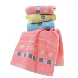 Handdoek van hoge kwaliteit katoenen gezichtshanddoeken voor volwassenen thuis leven geruite verzorging badkamer sport 34x74cm