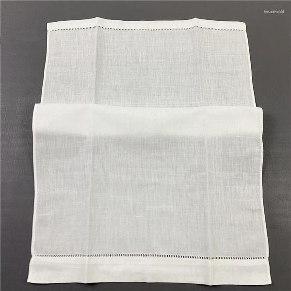 Toalla Textiles para el hogar moda té de lino blanco-14 
