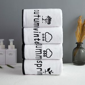 Serviette de nettoyage du visage en coton pur, absorbante pour les mains, ne se décolore pas, épaisse et douce, salle de bain 5s-10s