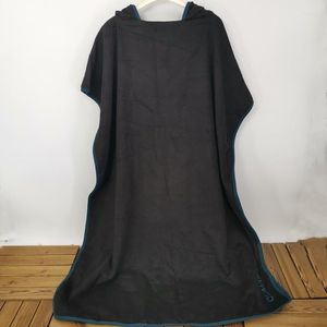 Handdoek Grote dikkere gewaad Poncho Men Katoenbad met kap voor zwemmen Strandhanddoeken Zacht absorberende volwassene 110 85cm