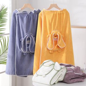 Handdoekmicrofiber zacht bad mode vrouwen draagbare strand badkamer spa badjassen wassen jurken 140 70 cm