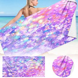 Serviette microfibre carré plage matériau couleur 150 75 cm grand