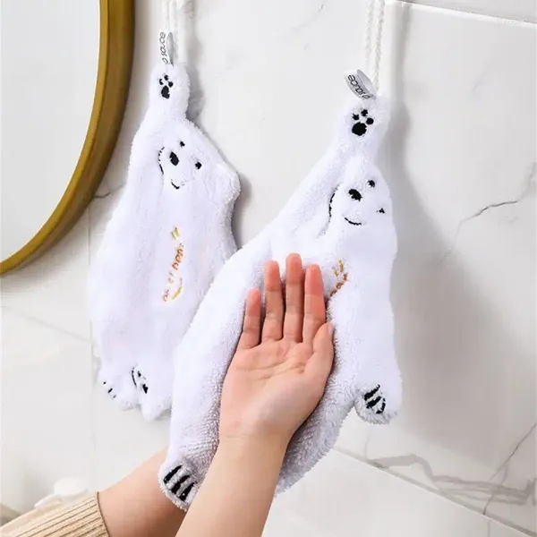 Toalla moderada Familia Lindo diseño de osos Patrillo de baño Patrón absorbente de ropa absorbente de moda ambientalmente gruesa