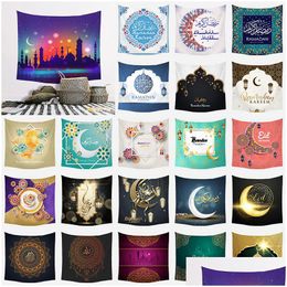 Handdoek Moslim Ramadan Tapijt Eid Mubarak Tafelkleed Deken Strand Tv Achtergrond Opknoping 40 Stijlen Drop Levering Huis Tuin Textiel Dhvls