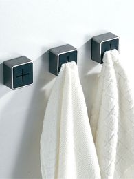 Poignon de bouchon de serviette punch gratuit silice gel de salle de bain organisateur de salle de bain serviettes de rangement de rangement