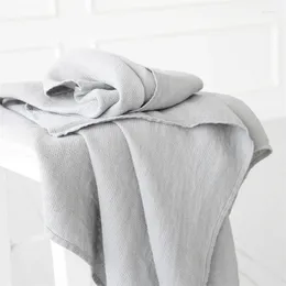 Handdoek puur linnen badsteen gewassen zacht lichtgewicht reis wafel weven snel droge natuurlijke vlas dun voor