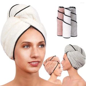 Serviette à cheveux secs rapides femmes enfants pour sauna salle de bain de voyage en microfibre réglable avec chapeau de bain