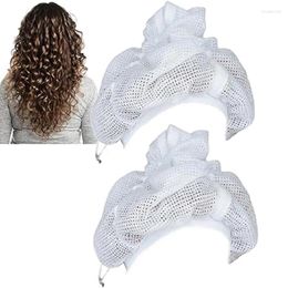 Toalla de secado rápido sombreros para el cabello ajustables gorros de red para mujeres peluquería gorro rizado seco sombrero plegable