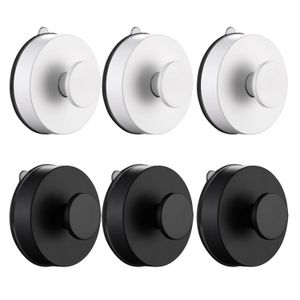 Handdoekhouders 6PCS 5KGS Vacuümzuignaphaken Ponsvrije muurhaak Herbruikbare Robe Hook Badkamer Keuken Handdoekhanger Kapstok Zwart Wit 230926