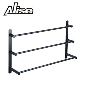 Toalleros Alise SUS304 Baño de acero inoxidable 3 barras Barra para colgar / Montaje en pared de riel 24 pulgadas