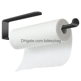 Handdoekrekken hangende papieren rolhouder keukenkast deurrek ruimte aluminium punch creatief toilet tissue box drop levering home dhra2
