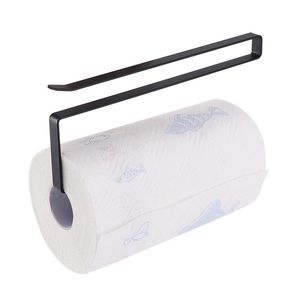 Porte-serviettes Porte-Mouchoirs Porte-papier Cintre Pour La Cuisine Pas D'accessoires De Poinçonnage Blanc / Noir