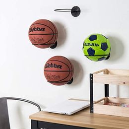 Handdoekrekken muur gemonteerd basketbal opbergrek ijzer multipurpose voetbalbalhouder hoed opslagruimte reddende hangende rek kamer decor 221128