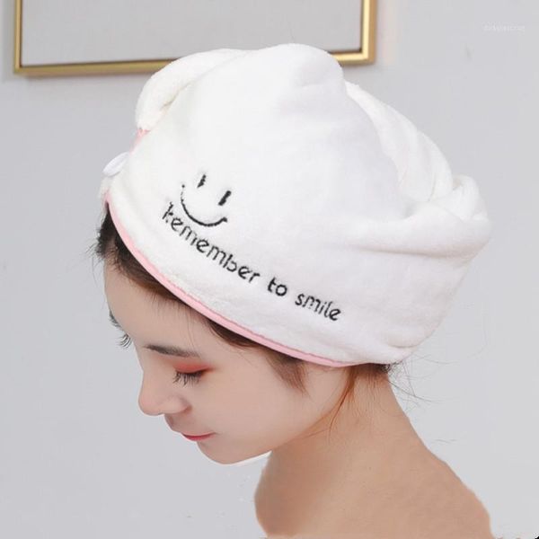 Serviette Séchage rapide Cheveux Chapeau à séchage rapide Enveloppé Bonnet de bain Ménage Nécessités quotidiennes Accessoires de salle de bain1