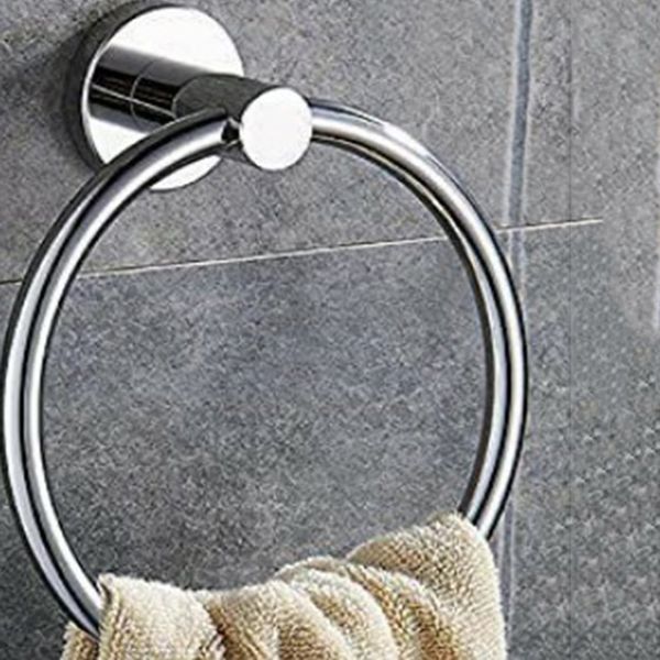 Anneaux de serviette est anneau de serviette en acier inoxydable pour salle de bain cuisine porte-serviette de bain cintres montage mural anneau de serviette de stockage robuste 230714