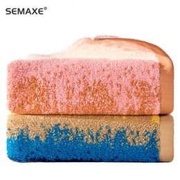 Toalla Semaxe 100 Set de algodón Modelos de pareja Toallas de baño Super Absorbentes Soft Softs para adultos y niños 70x140cm 230812