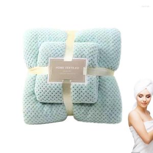 Handdoekensets voor badkamer | Zeer absorberende washandjes Douchehanddoeken Coral Fleece Badset 1 Handdoek