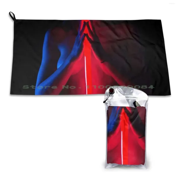 Serviette sexy fille néon rapide sèche de sports de sport de sport portable américain américain washington nord-américain scel drapeau crête symbole