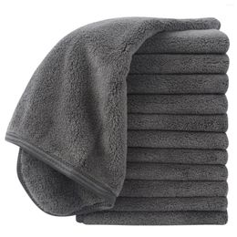 Handdoek Sinland zachte ultra absorberende microvezel gezicht handdoeken herbruikbare make -up remover doek baby washandjes voor badkamer 12inx12in 6 pack