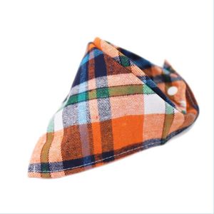 Handdoek snap knop geruite patroon slabbetjes mti kleur baby katoenwol driegaar sjaal sjaal herfst winter burp handdoek warm nieuw