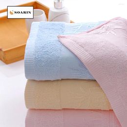 Serviette Soarin Bamboo Fiber Bath Tails Jacquard Solid Toalhas de Banho Adulto Big Beach plus épaisse Dusch Handtuch Absorvente