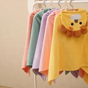 Toalla suave para bebé, manta para baño, toallas con capucha, Poncho superabsorbente, Spa de playa, albornoz de secado rápido para niños y niñas