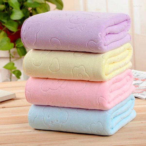 Serviette de bain molle serviettes de bain grand coton épais EL 400G 70x140cm de la couverture de secours de la plage pour bébé adultes