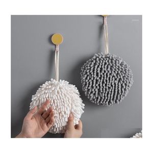 Handdoek zachte hangende hand super absorberende keuken handdoeken handdoeken kogelvorm snel drogen doekje doek microfiber met touw druppel levering home gar dhicb