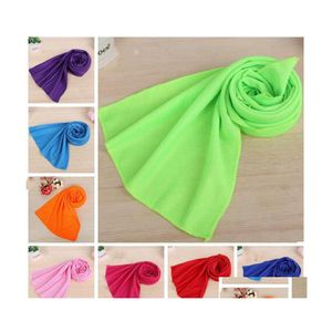 Handdoek Sport ijshanddoek direct koel gezicht herbruikbare koele handdoeken snel droge doek fitness yoga klimoefening 30x80 cm yw1262q drop dhvcl