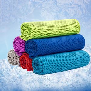 Handdoek Sport Microveiber Cold Feeling Absorptie Snel drogen voor mannen Women Gym Club Yoga Workout Fitness