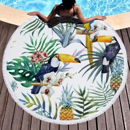 Handdoek zomer vrouwen zandig plage zonnebad groot ronde zwemmen voor strand met kwastjes badhanddoeken Vakantie Seeded SHOWL 150 cm