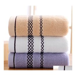 Handdoek dikker katoen absorberend wassende gezicht handdoeken aangepast logo 13.4x29.1inch reiniging ecofvriendelijke zachte duurzame dh1187 t03 drop levering dhudr