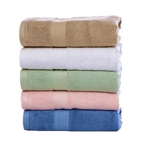 Serviette épaissie coton doux visage maison adulte couleur unie Super absorbant serviettes de bain pour les mains et El