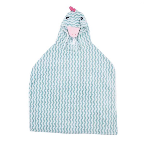 Serviette de bain à capuche pour tout-petits, en velours de corail, grande couverture, ample, douce pour la peau, forte Absorption d'eau pour piscine