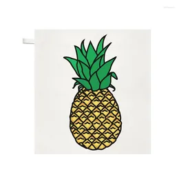 Serviette à ananas tropical thé de cuisine drague dragueux visage de fruit face à la main douce cadeaux de décoration intérieure 35 75