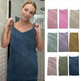 Handdoek Wearable Fashion Lady Sneldrogend Magic Bath Ultra-absorberende bad-/douchewikkeljurk voor dames