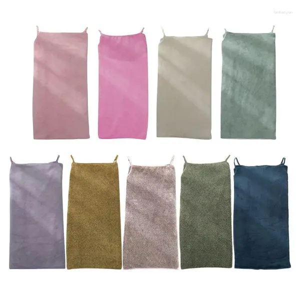 Serviettes servables porteables ultra absorbants femmes enveloppe de bain en toison corallienne douce sur le corps de fermeture de l'épaule après le costume