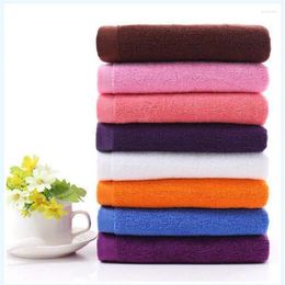 Toalla al por mayor El algodón sólido 8 colores Baño de pies Spa de belleza Super suave absorbente Cara Mano Seco Toallas para el cabello para adultos