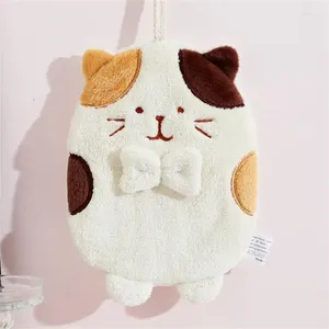 Handdoek met een zachte en donzig gevoel schattig kittenweefsel is huidvriendelijke set comfortabel om dikker aan te raken