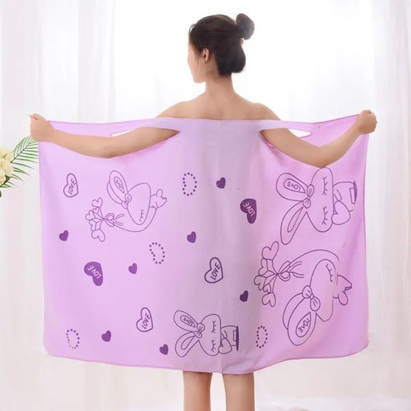 Serviette Wonderlife Femmes Séchage Rapide Magique Bain Spa Peignoirs Lavage Vêtements Sexy Portable Microfibre Serviettes De Plage Salles De Bains 230819